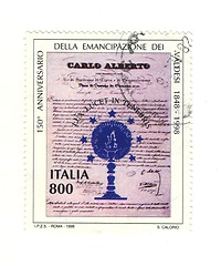 Image showing Italian stamp