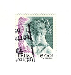 Image showing Italian stamp