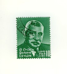 Image showing stamp from sri lanka