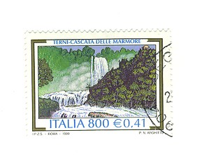 Image showing Italian stamp