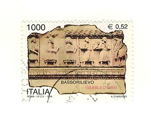 Image showing Italian stamp