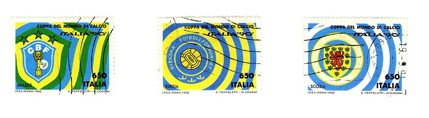 Image showing Italian stamp