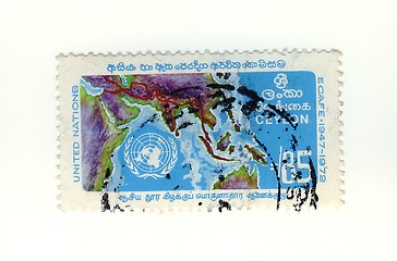 Image showing stamp from sri lanka