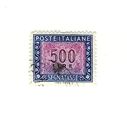 Image showing Italian stamp