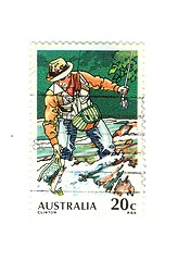 Image showing australian stamp