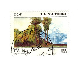 Image showing Italian stamp