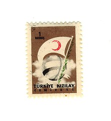 Image showing turkish stamp