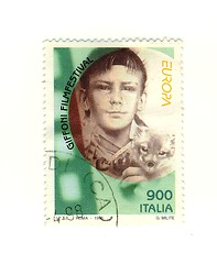 Image showing Italian stamp