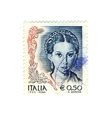 Image showing Italian stamp