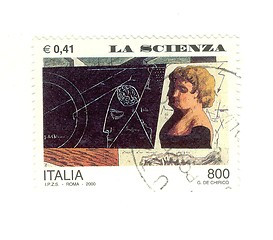 Image showing Italian stamp