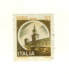 Image showing Italian stamp