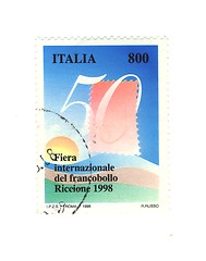 Image showing Italian stamp