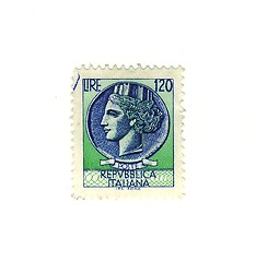 Image showing Italian stamp