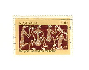 Image showing australian stamp