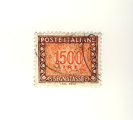 Image showing Italian stamp