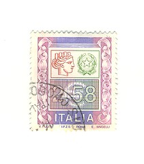 Image showing Italian stamp