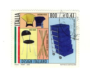 Image showing Italian stamp