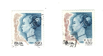 Image showing Italian stamp