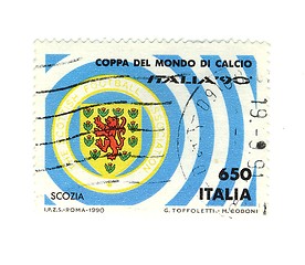 Image showing Italian stamp