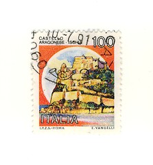 Image showing Italian stamp