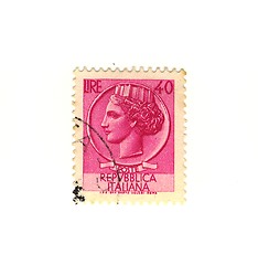 Image showing Italian stamp