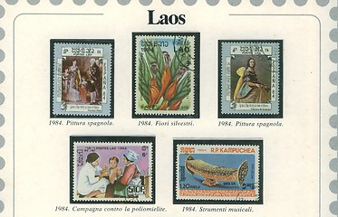 Image showing stamp from laos