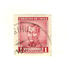 Image showing chilean stamp