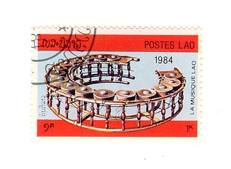 Image showing stamp from laos