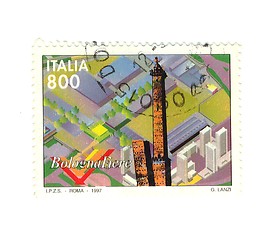 Image showing Italian stamp