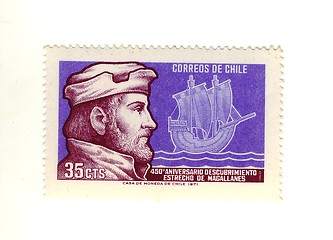 Image showing chilean stamp