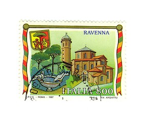 Image showing Italian stamp