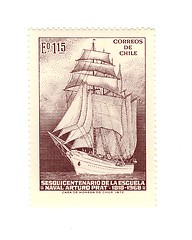 Image showing chilean stamp