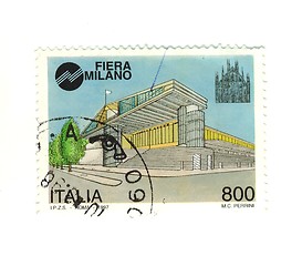 Image showing Italian stamp