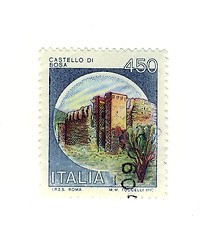 Image showing Italian stamp