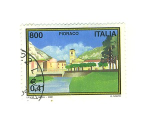 Image showing Italian stamp