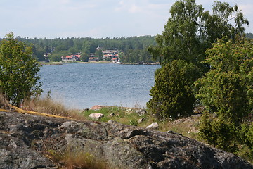 Image showing nice view from a island in the Baltic Sea