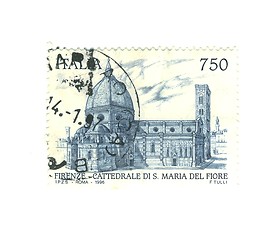 Image showing Italian stamp