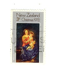 Image showing new zealander stamp