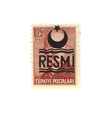 Image showing turkish stamp