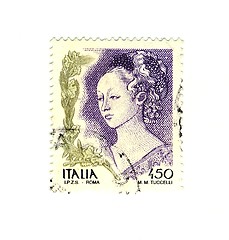 Image showing Italian stamp