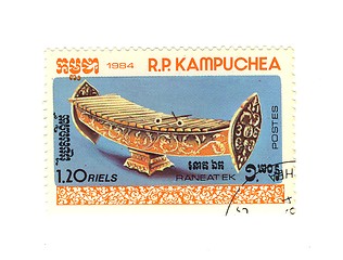 Image showing cambodian stamp