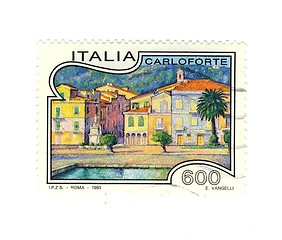 Image showing Italian stamp