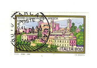 Image showing Italian stamp