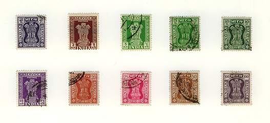 Image showing indian stamp