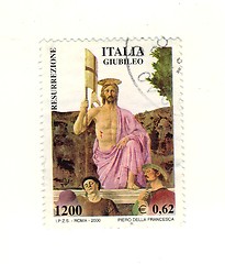 Image showing Italian stamp