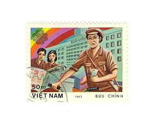 Image showing vietnamese stamp