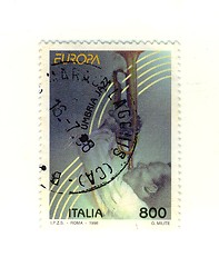 Image showing Italian stamp