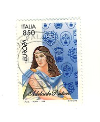 Image showing Italian stamp