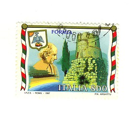 Image showing Italian stamp