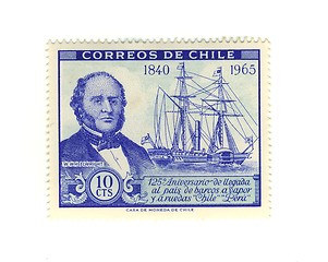 Image showing chilean stamp